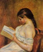 Ренуар Девушка за чтением 1895г